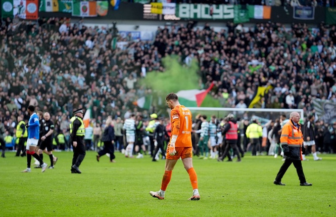 Celtic and Rangers learn punishment after Ibrox crowd trouble