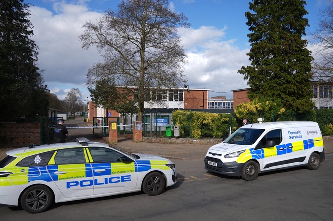 Teenage boy accused of stabbing girl at school wrote about his ‘hatred for women’, court told