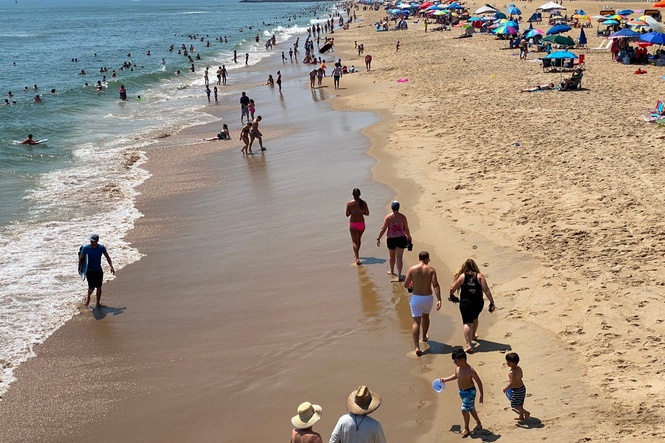 Summer gridlock got you feeling the blues? Ditch the car and take the train to these East Coast beach paradises