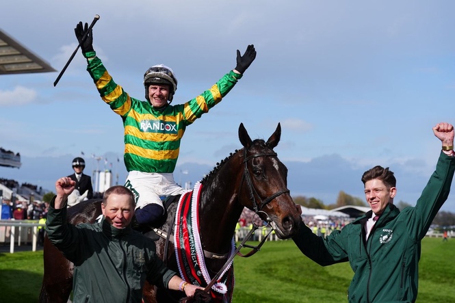 Grand National 2026 LIVE: I Am Maximus claims historic win in dramatic style at Aintree