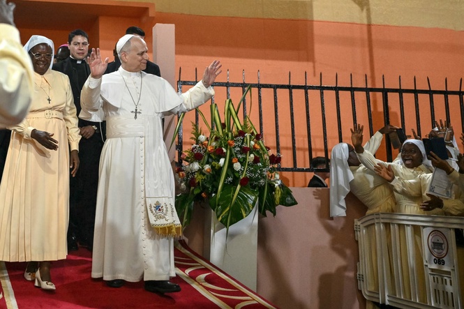 Photos of Pope Leo XIV's trip to Africa