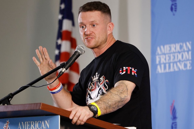 ‘I’m going to hop on a boat’: The far-right speakers banned from entering UK for Tommy Robinson’s march