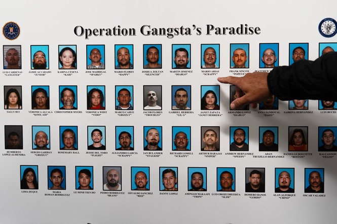 Federal authorities arrest 2 dozen Mexican Mafia members and associates in California