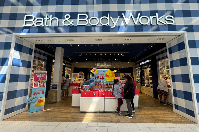 Bath & Body Works says that it closed nearly 100 stores in the last year