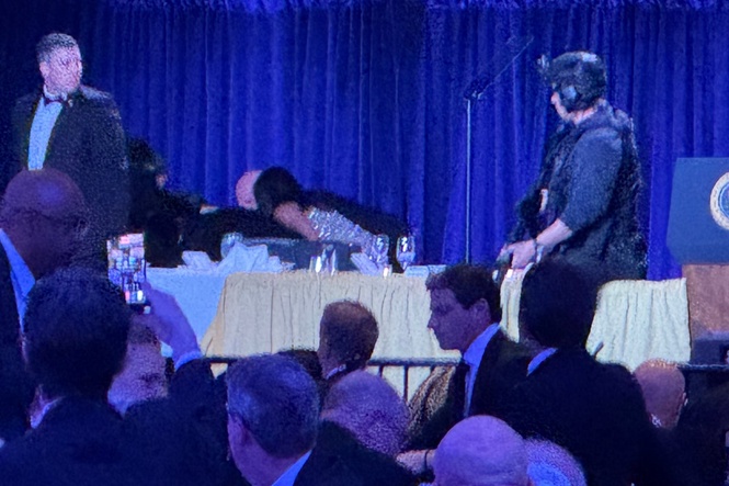 Trump admits he should have gotten down faster as shots began at White House Correspondents’ Dinner