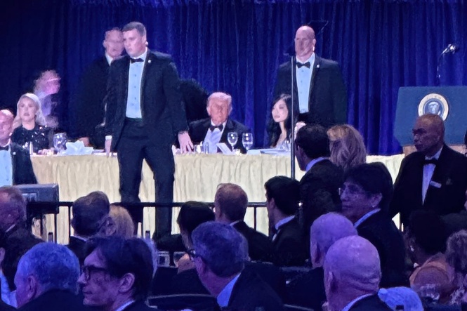 What happened inside the ballroom when a gunman tried to breach Trump's night with the press