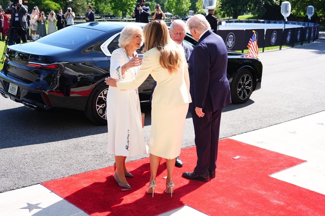 Tea and diplomacy as the Trumps welcome Charles and Camilla to White House