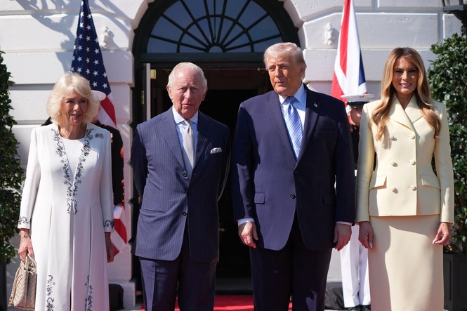 King Charles US visit live: Donald Trump and Melania greet monarch and Queen Camilla at White House