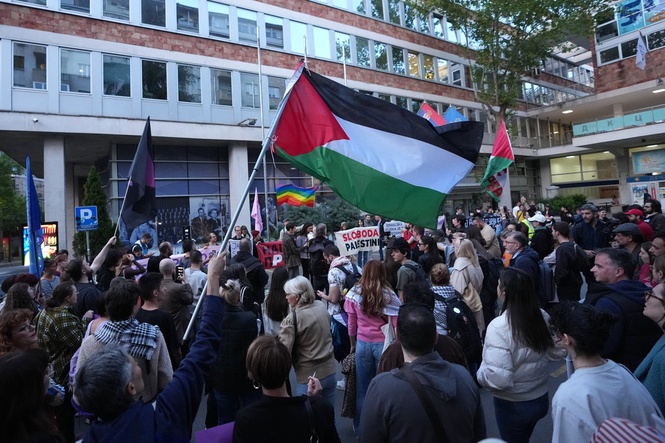 Serbian protest urges boycott of Eurovision Song Contest over Israel's participation
