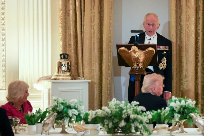 King Charles jokes about Trump’s ballroom project during state dinner