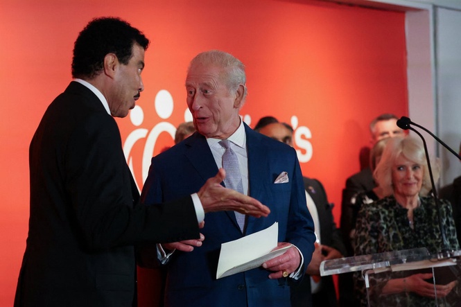 King Charles praises Lionel Ritchie’s singing voice at star-studded New York Gala