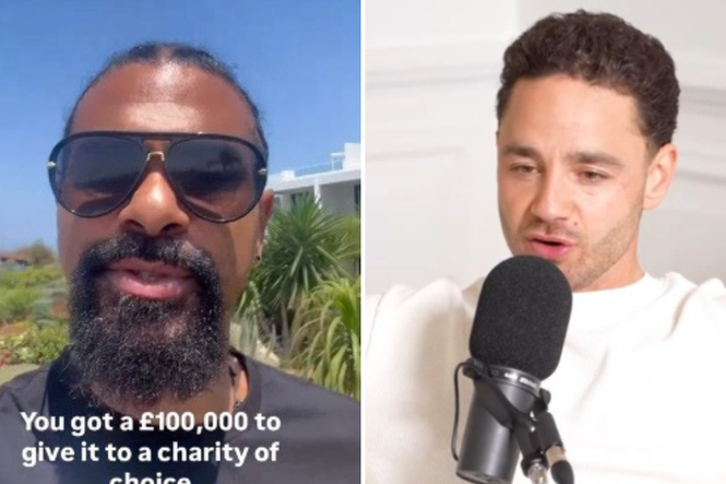 David Haye slams ‘weak’ Adam Thomas as he defends I’m A Celeb antics as ‘banter’