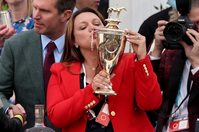 Cherie DeVaux makes history and becomes first female trainer of a Kentucky Derby winner