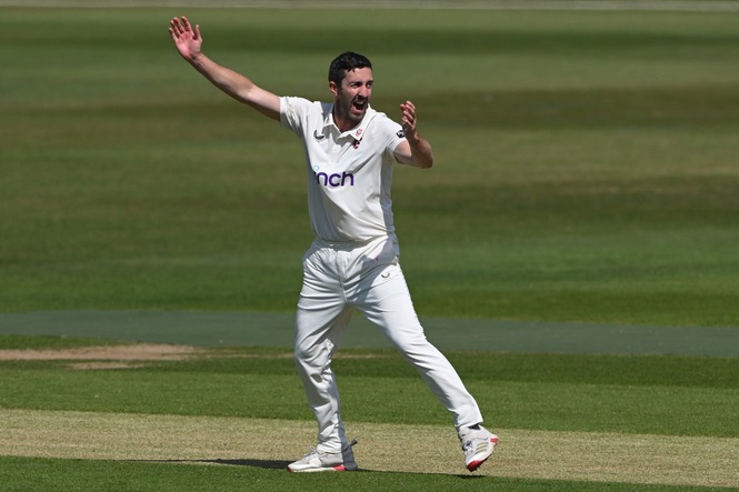 Ben Sanderson stars in Northants’ first County Championship win of season as teenage Surrey debutant makes ton
