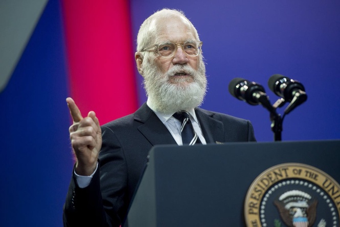 David Letterman questions CBS’s ‘humanity’ after Stephen Colbert cancellation