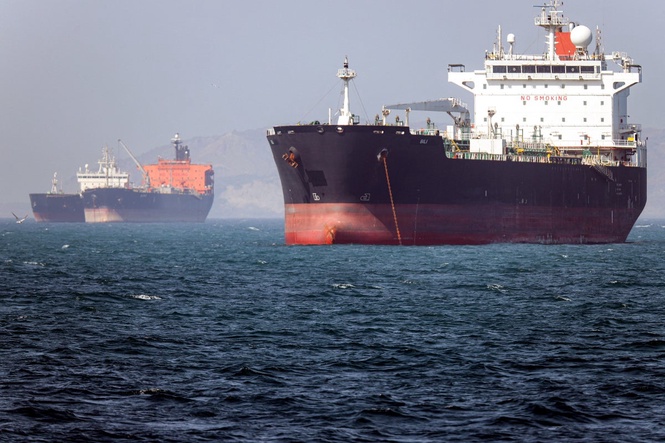 British military says bulk carrier near Qatar caught fire after being struck by projectile