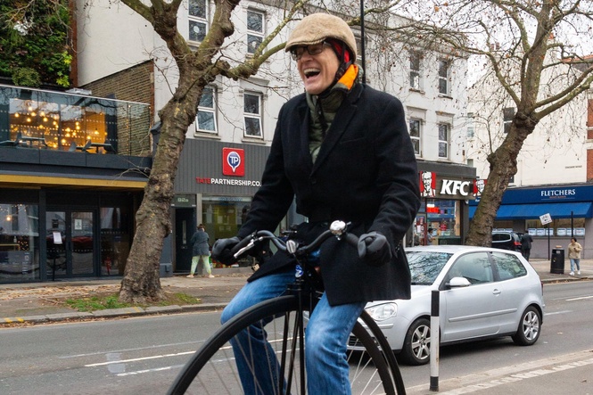TV star Jeremy Vine reveals penny-farthing bike crash uncovered heart issue