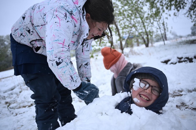 It’s May and Colorado is covered in snow. Locals are loving it