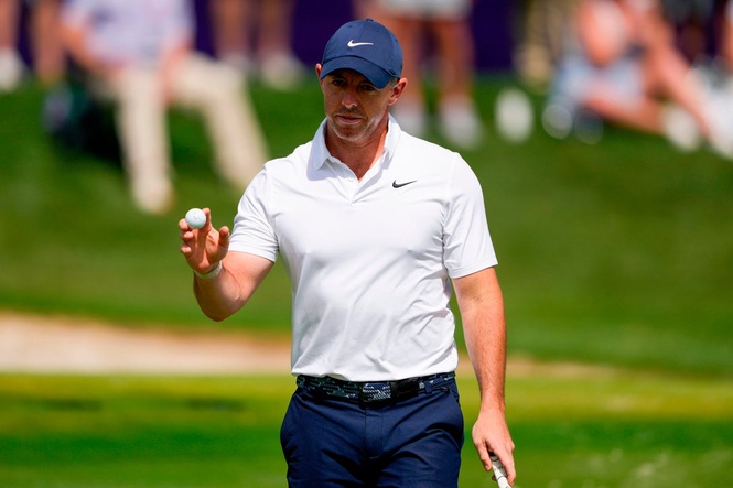 Rory McIlroy makes single birdie on return to action after retaining Masters