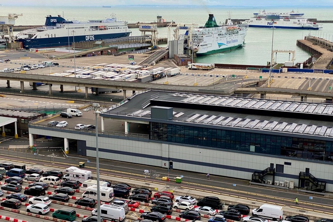 Port of Dover under pressure this half-term as passengers use ferries over planes