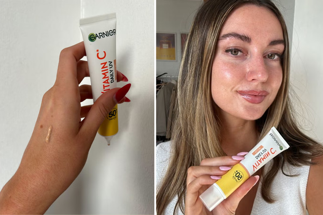 This Garnier vitamin C SPF is my daily go-to – and it’s only £7 right now