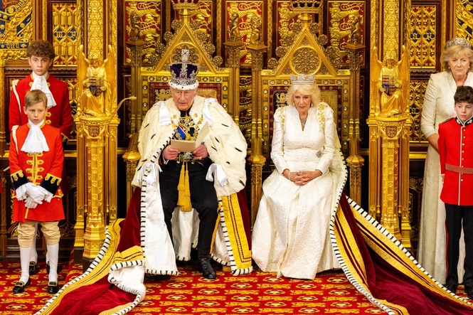 Queen Camilla wears historic crown with more than 1,000 diamonds to King’s Speech
