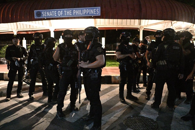 Gunshots fired in Philippines Senate as authorities try to arrest ex-police chief over murder charges