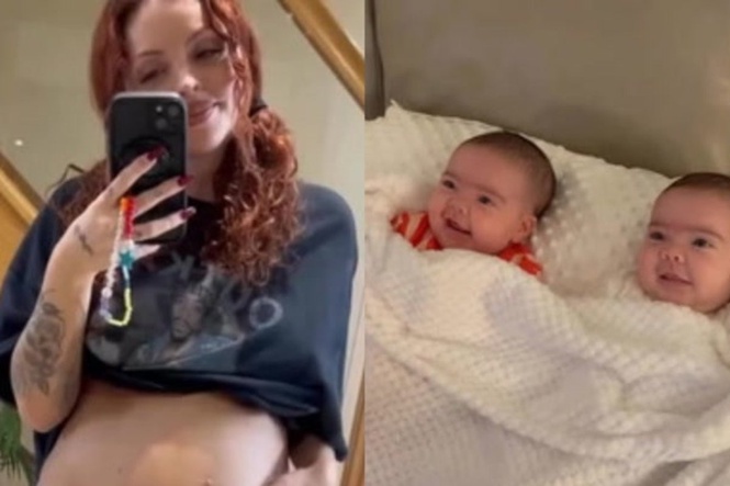 Jesy Nelson marks twins’ first birthday with emotional tribute following SMA diagnosis