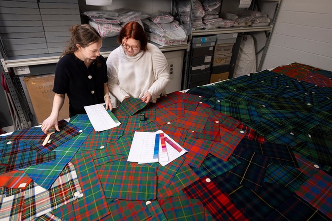 ‘Exceptional’ tartan archive gifted to the nation