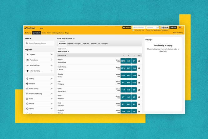 Betfair World Cup offer: Exchange betting, enhanced odds and free bets for WC2026