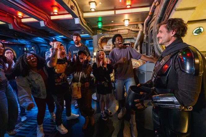 Disney criticised over staged Mandalorian surprise with Pedro Pascal
