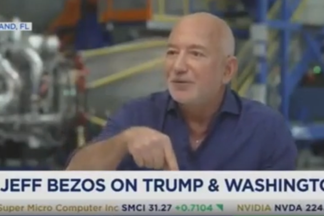 Jeff Bezos defends Amazon bankrolling Melania movie after it flopped - and claims Trump is more ‘mature’ compared to first term