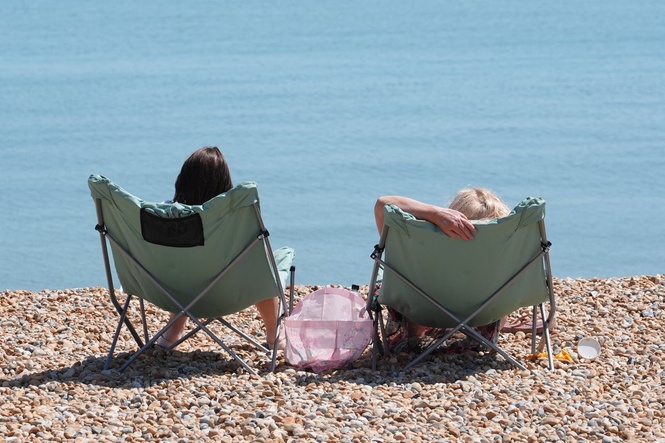 What is a heat health alert and where in the UK has it been issued?