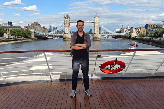 I sailed under Tower Bridge on a luxury cruise ship