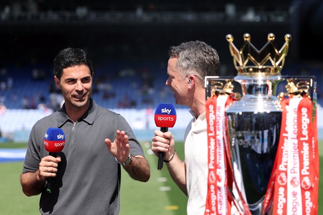 Mikel Arteta explains Arsenal’s wholesale changes before Premier League trophy lift