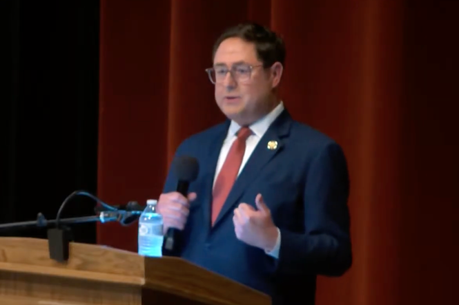 Republican heckled during his own town hall as crowd raises alarms over Trump’s slush fund and Iran war