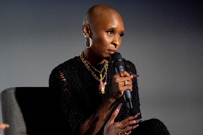 Cynthia Erivo says comments calling her Ariana Grande’s ‘bodyguard’ reflect ‘insidious’ treatment of Black women