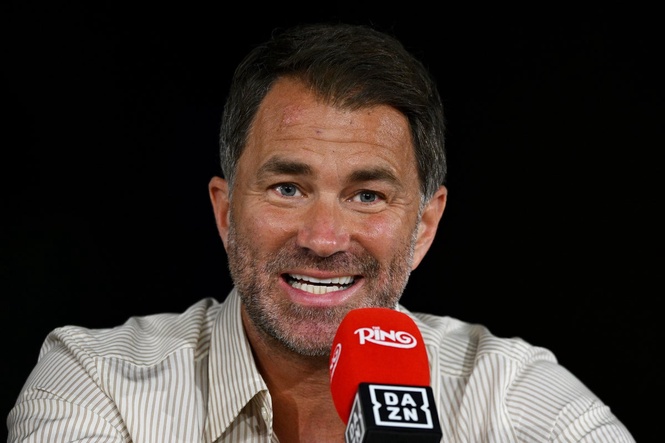 Bullish Eddie Hearn makes prediction for mooted Dana White boxing match