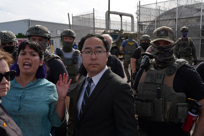 New Jersey senator ‘hugely concerned’ over escalating tensions at ICE facility