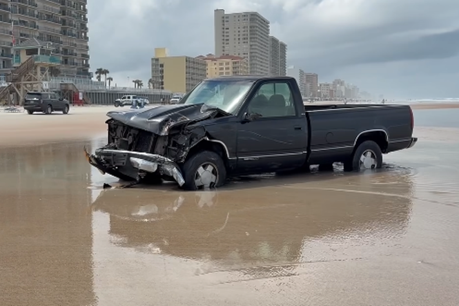 Woman detained after driving into beach toll booth and killing longtime attendant