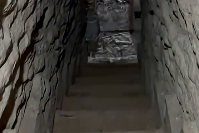 Cross-border drug smuggling tunnel hidden underneath fake store in San Diego uncovered