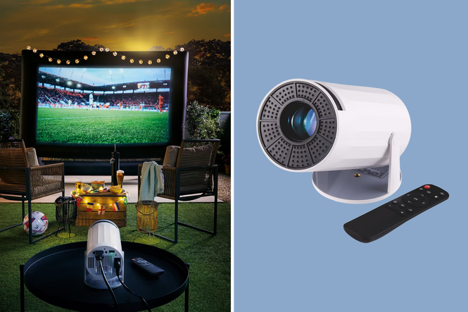Aldi’s LED projector and inflatable screen are ideal for the World Cup – and launch this week