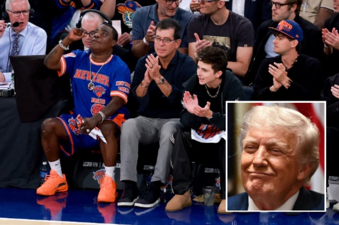 Is Trump really a Knicks fan? History doesn’t put him in pantheon of Ben Stiller, Spike Lee and Timothée Chalamet