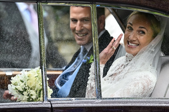 Royal family descends upon tiny Cotswold village for huge wedding