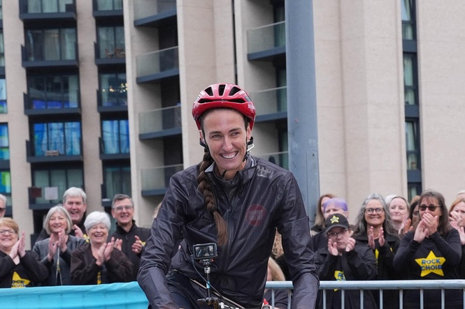 Jill Scott sets off for five-day 388-mile Sport Relief challenge