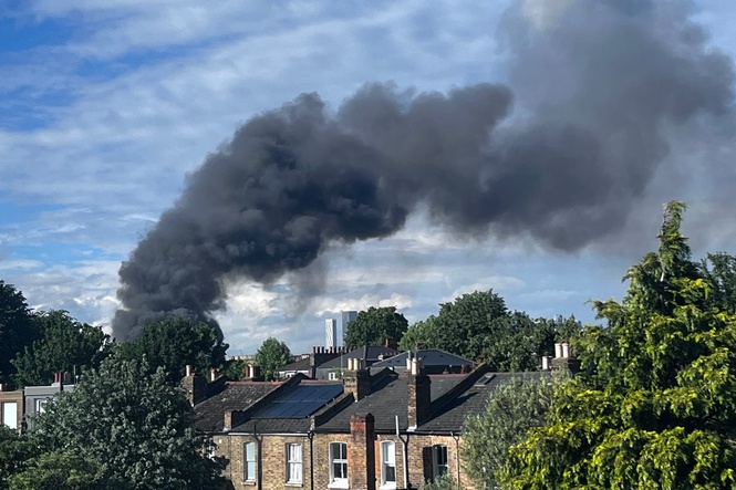 Bermondsey fire updates: Huge blaze at London recycling centre with black smoke seen from miles away
