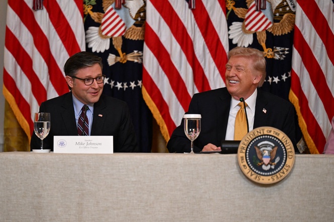 ‘I have two jobs’: Trump belittles Mike Johnson in Oval Office humiliation where he claims to run the House, report says