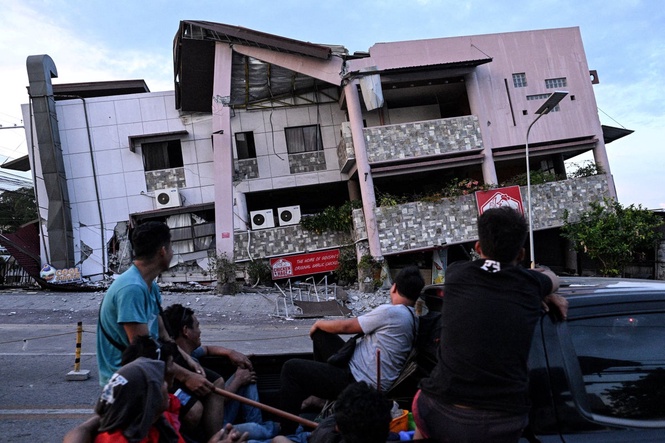 Drone footage shows devastating damage after deadly Philippines earthquake