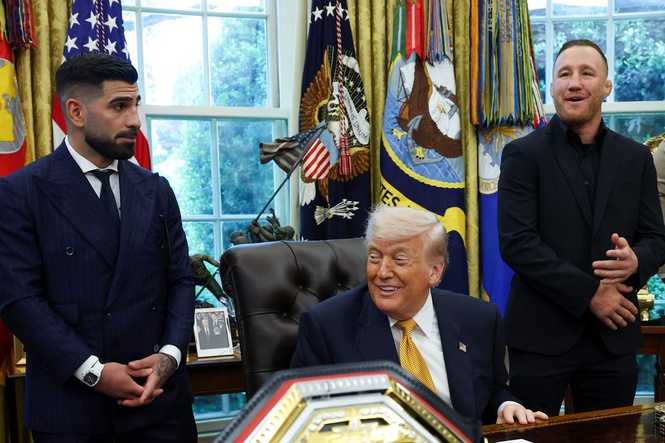 UFC White House fighters Ilia Topuria and Justin Gaethje trade insults about ‘divorce’ and family
