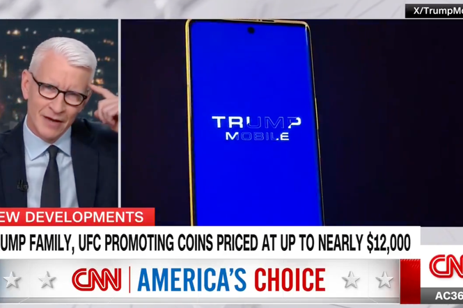 CNN star loses it on air over Trump gold phone and other branded merch: ‘Where does he find the time?’
